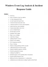Windows Event Log Analysis & Incident Response Guide