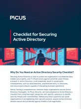 Checklist for Securing Active Directory - PICUS