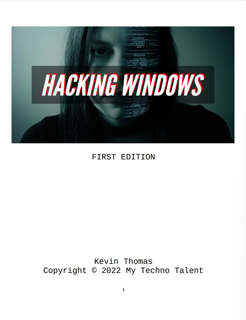 Hacking Windows - Kevin Thomas